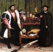 HOLBEIN, Hans the Younger Jean de Dinteville and Georges de Selve (The Ambassadors) sf